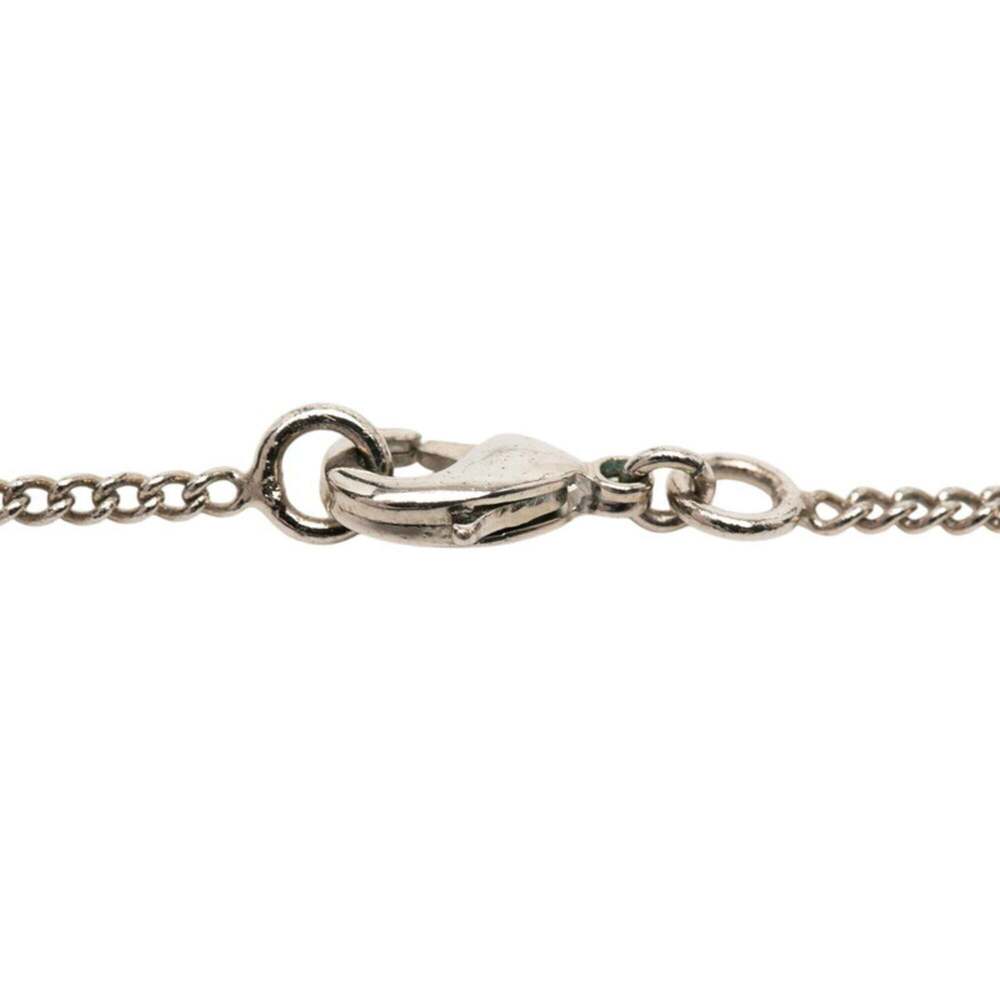 CHANEL Silver Logo Necklace - Picture 4 of 5